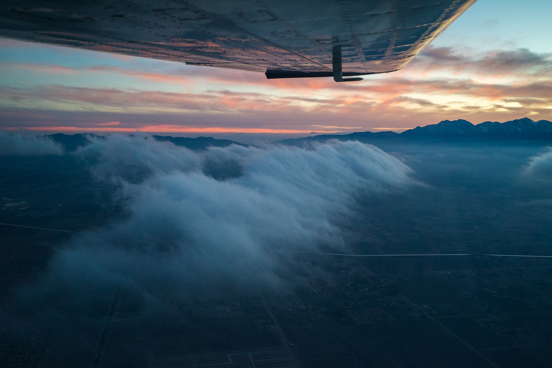 Sunset flight